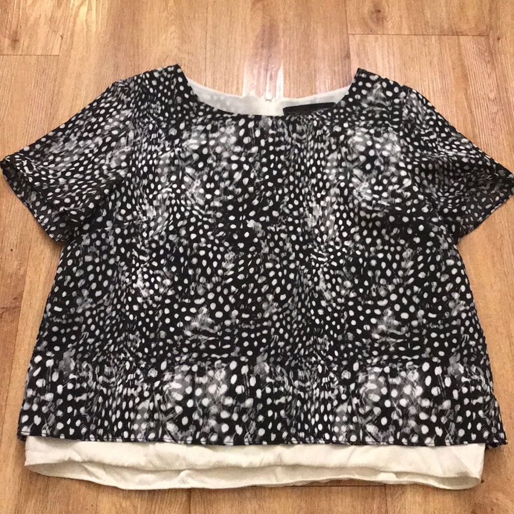 Topshop Crop Shirt/Blouses